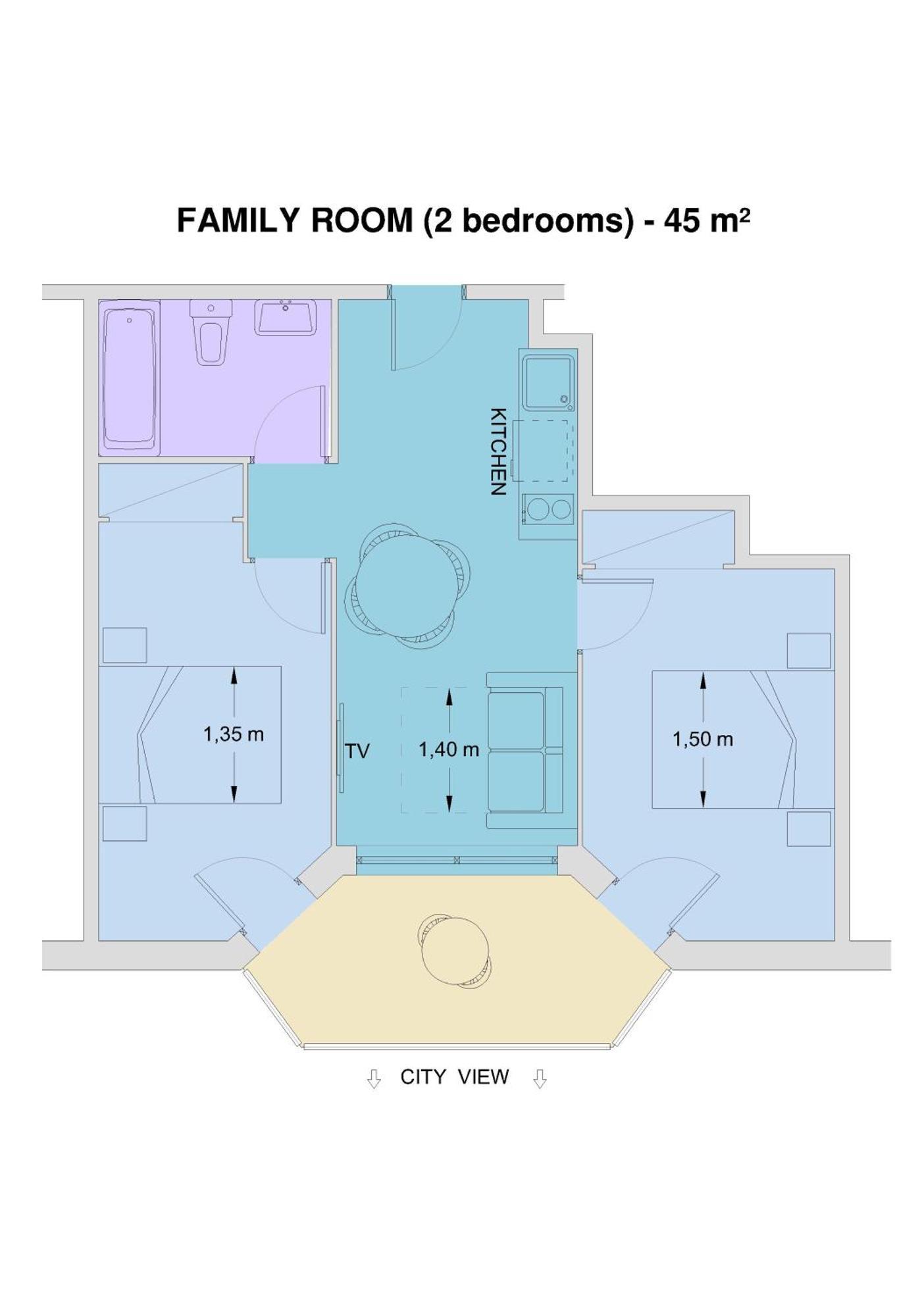 Junior Suite mit Poolblick