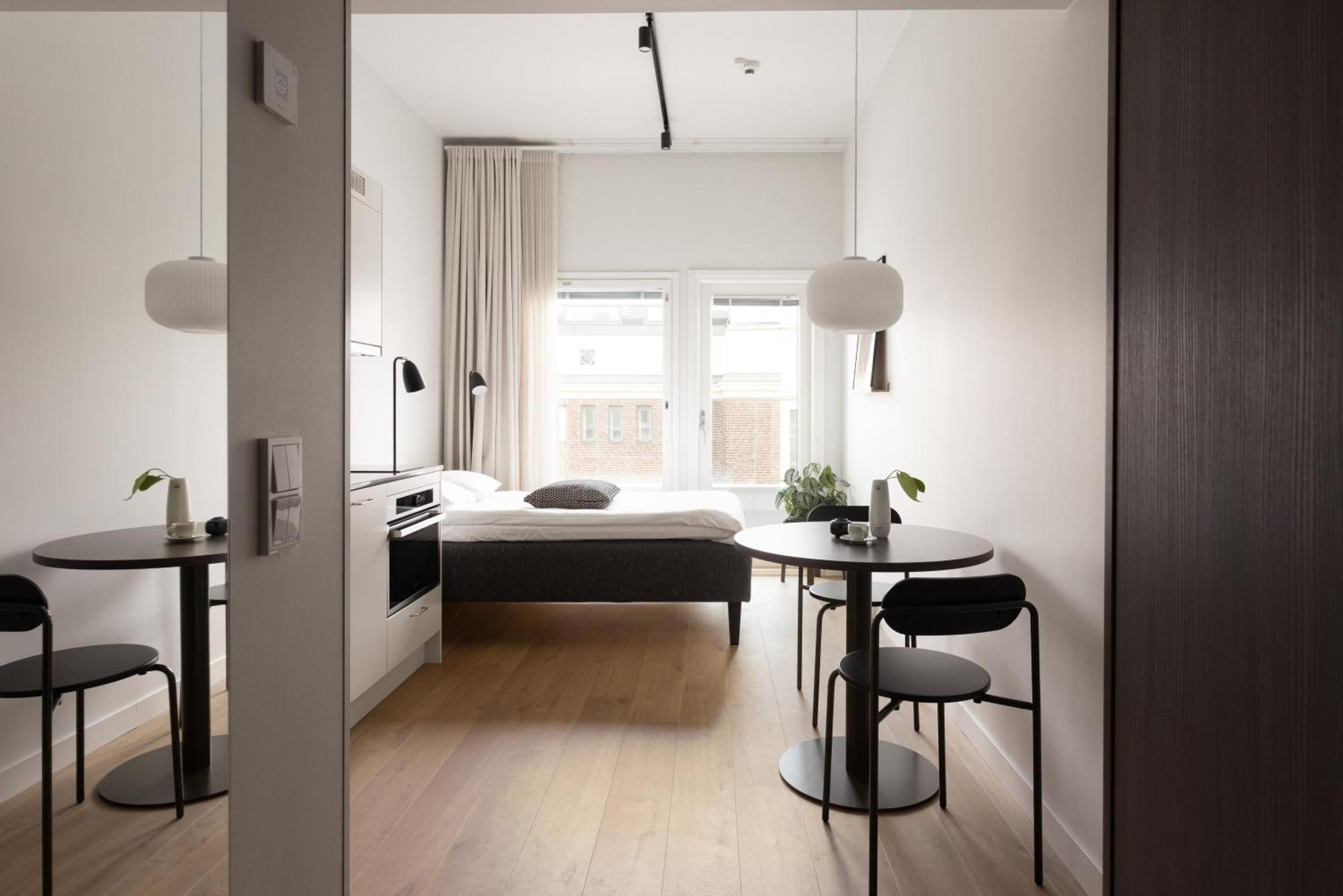 Kompaktes Studio mit Dachterrasse