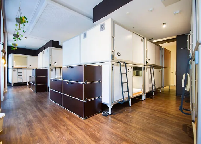 Herberge: Five Elements Hostel & Capsules Leipzig