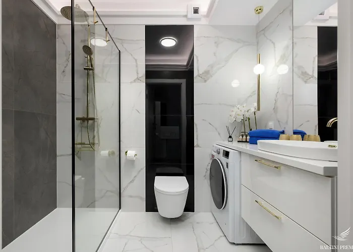 Ferienvermietung: Baltini Premium Apartament Kasprowicza 20 A-B Z Basenem, Saunami I Jacuzzi